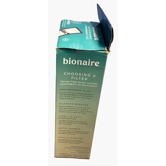 Bionaire 2 Pack Aer1 Allergen Air Purifier Filters Performance Plus Purple - Picture 5 of 5